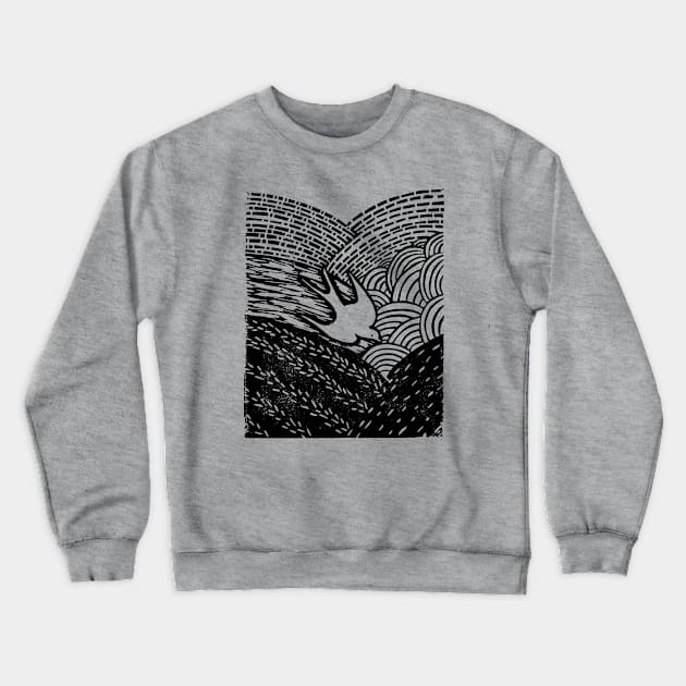 Into Darkness Crewneck Sweatshirt by LaForma